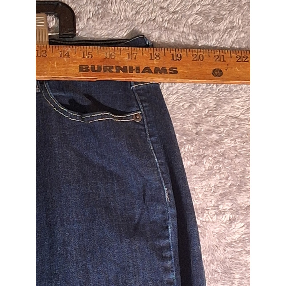 Levis 505 Straight Leg Denim Jeans Dark Wash Classic Style Women's 16M Casual - Picture 4 of 10